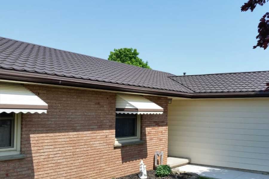 Windsor metal roofing job